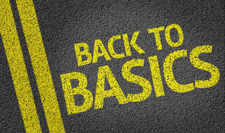 Back to Basics written on the road