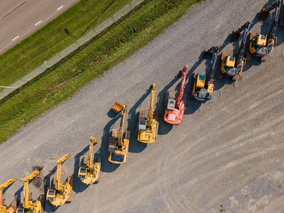 aerial-view-of-a-perfect-arrangement-of-excavators-2023-11-27-05-22-02-utc